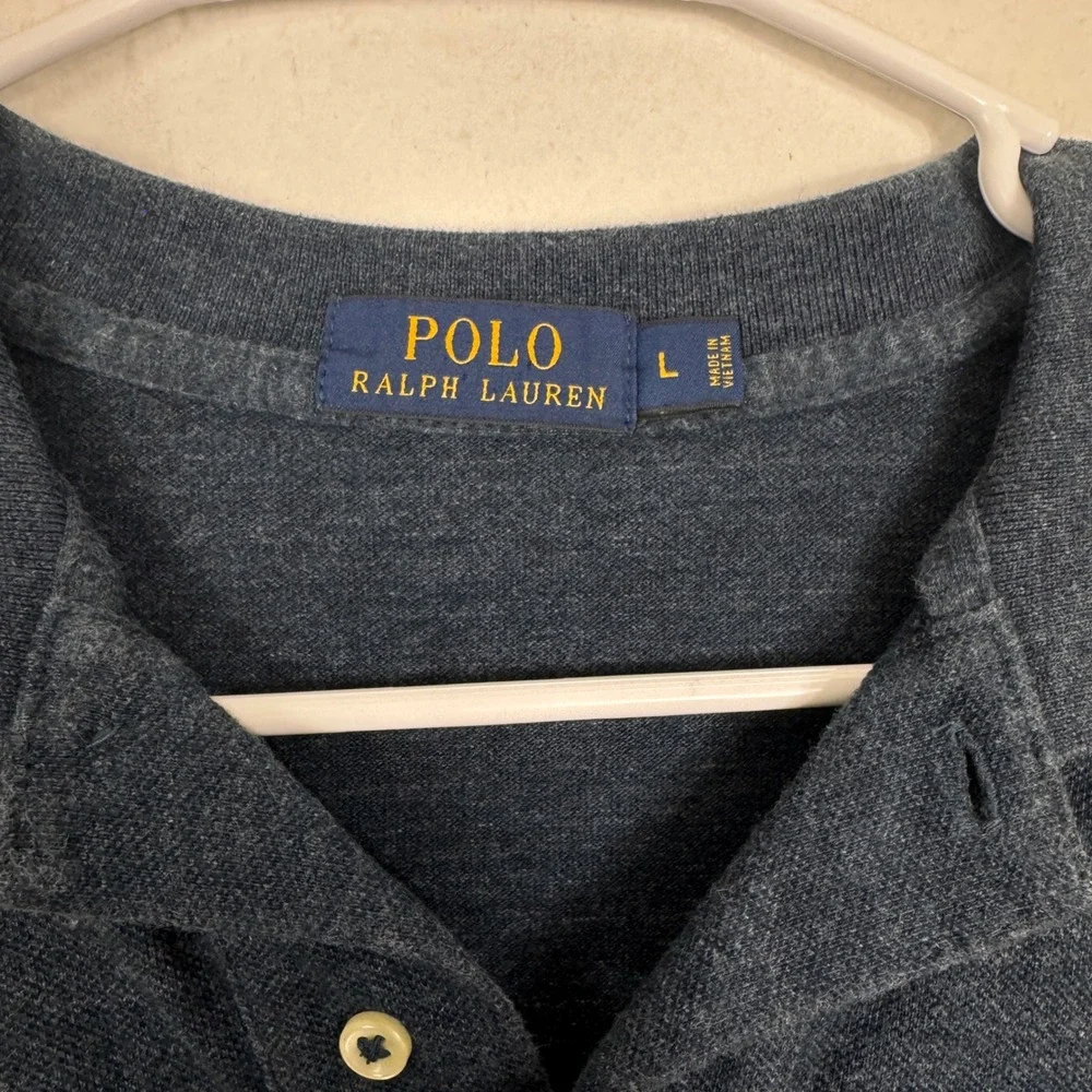 Lot of 2 Polo Ralph Lauren Mens Classic Fit Polo Shirts Large
